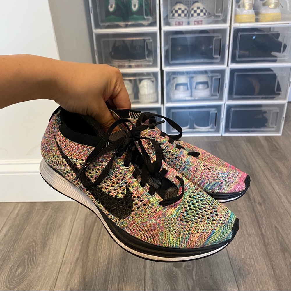 Rainbow Nike Flyknit Racers